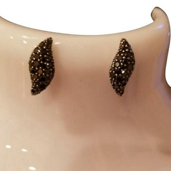David Yurman Jewelry - David Yurman Black Diamond Hampton earrings